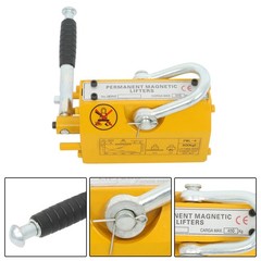 Magnetic Lifter Lifting Magnet 880lbs/400kg Pulling Capacity 2.5 Safety Factor