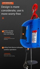 500KG Portable Electric Remote Winch Hand Winch Traction Block Electric