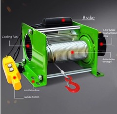 220V/380V German-Style Crane Compact Electric Hoist Quick-Lifting Crane