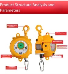1-100KG Spring Balancer Tool Holder with Hook and Rope Balancer Balancer