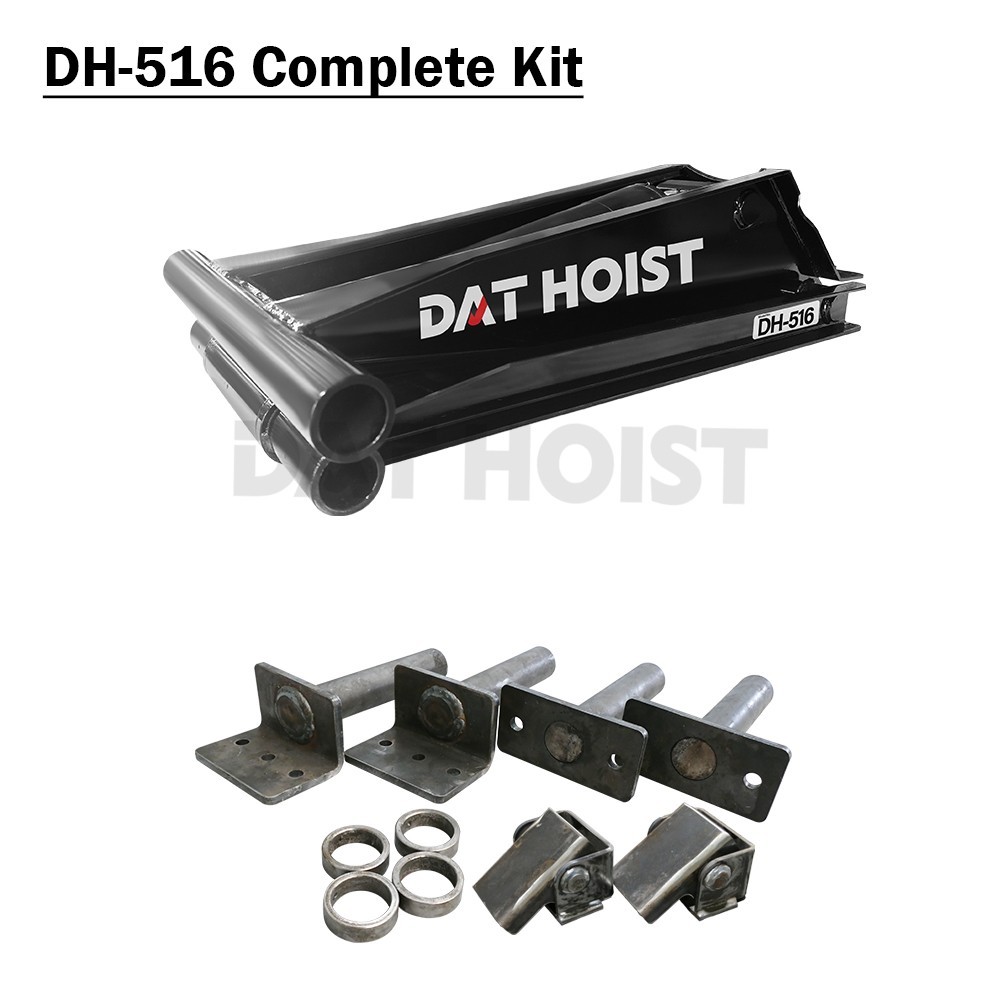 8 Ton Hydraulic Scissor Hoist – Short Lower Arm – Fits 10–14′ Dump Bodies DH-516