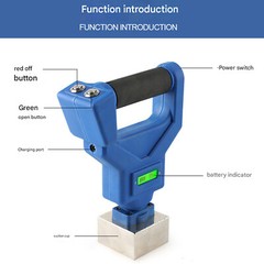 Electric Control Hand-held Permanent Magnet Lifter Steel Plate Handling Tool
