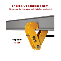 HARRINGTON UNIVERSAL BEAM CLAMP – UBC100, 10 TON
