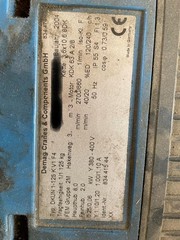 DEMAG CRANE DKUN 1-125 KV1 F4