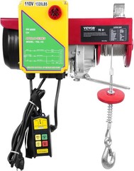 Compact 1150W Wireless Hoist for Efficient Lifting – 40ft Height for Factories