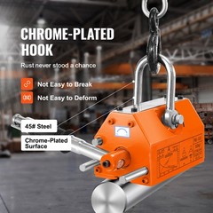 Uimoso Permanent Magnetic Lifter Lifting Magnet 3300 lbs/1500 kg Neodymium Hoist