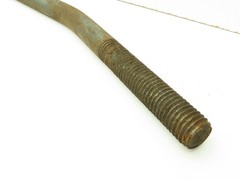 Crane Rail Bolts 5/8″ Rod 5/8″-11 Threaded 1 1/2″ Long 3 1/2″ Hook Lot of 34