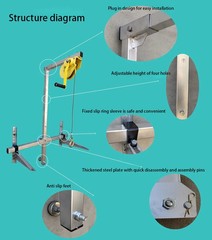 Air Conditioner Outdoor Unit Lifting Tool – Folding and Lifting Small Crane