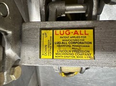 Lug-All Hoist Lincoln Precision 1500lb Single Rig 3000lb Double Rig. Needs Hook