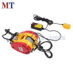 2-in-1 Electric Hoist Winch 1100 lbs Capacity 1800W Portable Power Winch
