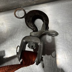 Chance Hoist 1 Ton Hot Stick Ratcheting Strap Hoist. Item ID #61 Used Surplus
