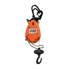 1300W Electric Hoist 500lbs Portable Winch Crane Lift 95ft Lifting Wired Control