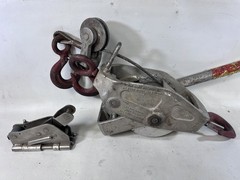 Lug-All Hoist Lincoln Precision 1500lb Single Rig 3000 Lb Double Rig