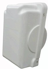 Hefty Hoist 8500 Flat Plate Boat Lift Motor Clamshell Cover White Plastic