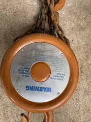 DUFF LYNX HOIST & PULLERS 1-TON MANUAL HAND HOIST Kw 18376