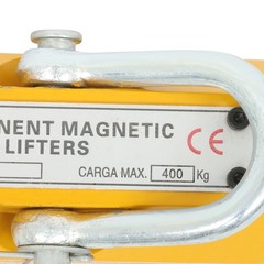 880 lbs/400 kg Lifting Capacity 2.5 Safety Factor Magnetic Lifter Tool Yellow