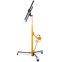 11′ Drywall Lift Panel Hoist Jack Lifter BLACK+YELLOW