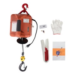 1100lb/500kg 110V Electric wireless Hoist Winch Hoist Crane Lift Remote Control