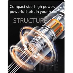 Portable Electric Hoist 220v Small Crane Lifting Electromechanical Hoist