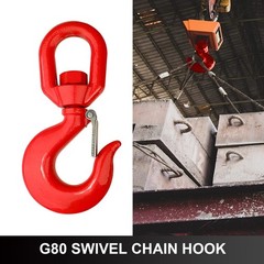 Suninlife 2 Ton Swivel Hook for Lifting-Heavy Duty Crane Hook Swivel Lifting …