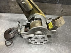 Chance Hoist 1 Ton Hot Stick Ratcheting Strap Hoist. Item ID #38. Used Surplus