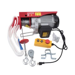 Alloy Steel & Plastic PA500 1100lbs Electric Hoist Winch Engine Crane 110V 1050W