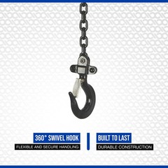 Strongway Manual Chain Hoist, 4400-Lb. Capacity, 20ft. Lift