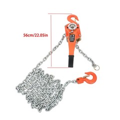 G80 Lever Block Chain Hoist Ratchet Hoist 6600lbs/3t Capacity 20ft/6m Lifter