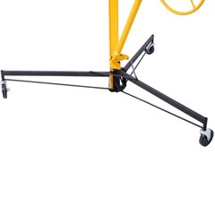 11′ Drywall Lift Panel Hoist Jack Lifter BLACK+YELLOW
