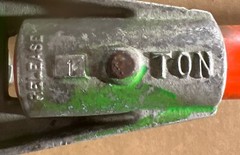 Chance Hoist 1 Ton Hot Stick Ratcheting Strap Hoist. Item ID #41 Used Surplus