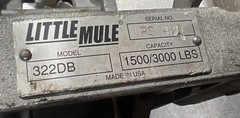 Little Mule 322DB Lineman’s Hoist 1500/3000 Lb Used Surplus. Item ID 3