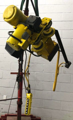 BUDGIT 1/2 TON HOIST W/ TROLLY LIFTECH MAX INPUT HD-333 326797-32 01750RPM