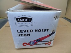 Amoel 3 Ton Lever Chain Hoist Model HSH-3 Heavy Duty 5′ Lift