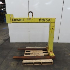 Caldwell 90-3-54 Fixed Forks Pallet Lifter 3 Ton 6000LB Cap 54″ x 4-1/2″ W Forks