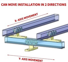 Versatile 6-Wheel Trolley for PA200-1000 Hoist – Smooth Operation & Easy Install