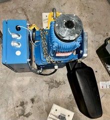 Demag Hoist DKUN 10-1000KV1, SWL 2/1 : 2500LBS, 3-PH, 4,82HP, 3380 RPM, 60 HZ