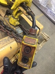 ACCO Wright Way 1/2 ton electric chain hoist 230/460 3PH 10′