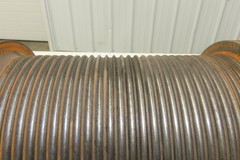 P&H Cleveland Tramrail 1 Ton Bridge Crane Hoist Cable Reel Drum 27′ Lift