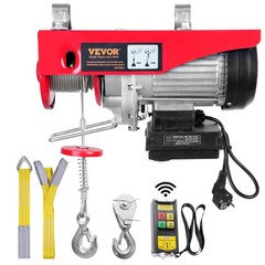 SucceBuy 400-1000kg Electric Hoist Lifting Crane Cable Hoist Winch for Boat Car