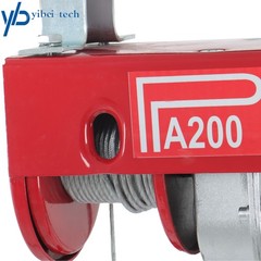 440lbs / 200kg Mini Electric Hoist 110v 6.6ft/2m Wired Remote Control