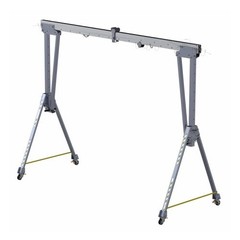 Aluminium Gantry Crane + Electric Chain Hoist (Barely Used)