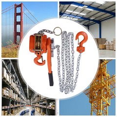 3/4Ton Mini Lever Chain Hoist Ratchet Type Come Along Puller Highly Portable