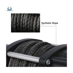 REINDEER 4500lb 12V Winch Kit Synthetic Rope Wireless IP67 for ATV/UTV