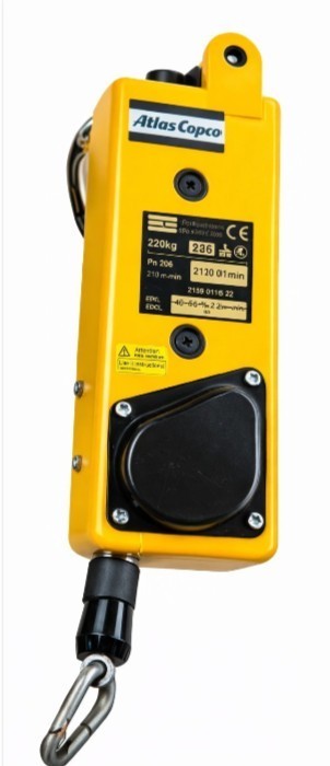 Atlas Copco Tool Balancer 3-6kg Spring Retractor 2100mm Overhead Hoist