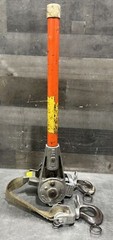 Chance Hoist 1 Ton Hot Stick Ratcheting Strap Hoist. Item ID #28. Used Surplus