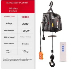 Portable Electric Hoist 220v Small Crane Lifting Electromechanical Hoist