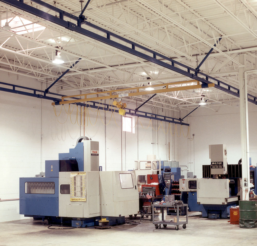 Gorbel Ceiling Mounted Workstation Crane 1,000 lb Capacity 10ft x 23ft