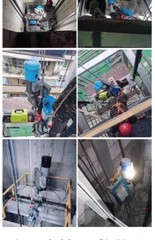 Elevator Special Cable Climber Construction Basket Lifting Machine
