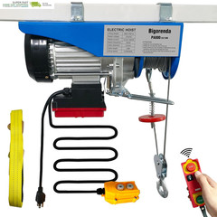 1760Lb Electric Hoist with Remote Control/Wired Control, Electric Hoist 2 in 1,