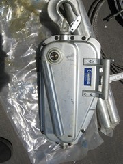 GRIPHOIST T-20 with 2 60′ by 1/2″ Cables 2 5/16″ by 4′ Cables. HOIST